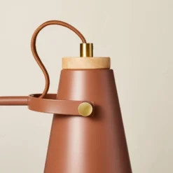 20" Metal Task Lamp With USB Port Terracotta Brown (Includes LED Light Bulb) - Hearth & Hand™ With Magnolia 8 20" Metal Task Lamp With USB Port Terracotta Brown (Includes LED Light Bulb) - Hearth & Hand™ With Magnolia -Home Furnishings Shop GUEST 0119d441 dfda 41a0 98f0 523a37861806