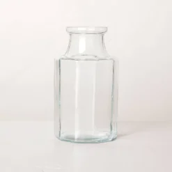 Octagonal Clear Glass Bottle Vase - Hearth & Hand™ With Magnolia 12 Octagonal Clear Glass Bottle Vase - Hearth & Hand™ With Magnolia -Home Furnishings Shop GUEST 062dfac6 21fe 469b ba13 04b139b463be