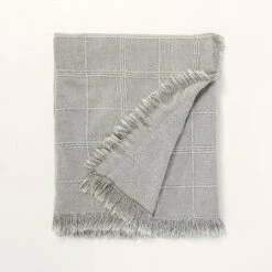 Textured Grid Lines Dobby Throw Blanket - Hearth & Hand™ With Magnolia -Home Furnishings Shop GUEST 1321e055 5bea 4e67 b370 4124d79481cf