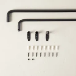 French Return Curtain Rod Matte Black - Hearth & Hand™ With Magnolia -Home Furnishings Shop GUEST 222d72d9 a14d 44cc 9a47 af5b627255f7