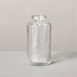 Ribbed Clear Glass Bud Vase - Hearth & Hand™ With Magnolia -Home Furnishings Shop GUEST 2286386d 3a94 4818 84ed f09772246027