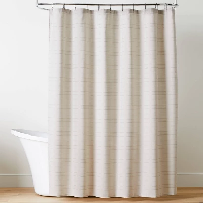 Tonal Stripe Woven Shower Curtain - Hearth & Hand™ With Magnolia 5 Tonal Stripe Woven Shower Curtain - Hearth & Hand™ With Magnolia - Image 4
