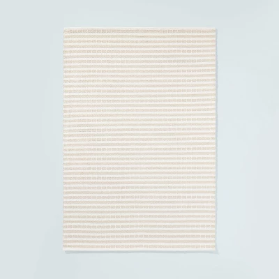 Break Stripe Handmade Area Rug Taupe/Cream - Hearth & Hand™ With Magnolia 8 Break Stripe Handmade Area Rug Taupe/Cream - Hearth & Hand™ With Magnolia - Image 6