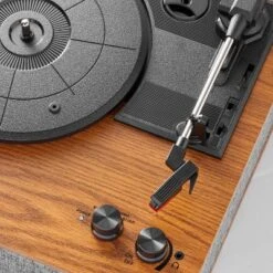 3-Speed Record Player Brown/Gray - Hearth & Hand™ With Magnolia -Home Furnishings Shop GUEST 38f5f3a4 be30 4624 9c9a 3488c5481e06