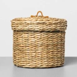 Woven Bath Storage Canister Beige - Hearth & Hand™ With Magnolia 12 Woven Bath Storage Canister Beige - Hearth & Hand™ With Magnolia -Home Furnishings Shop GUEST 587edaef cf59 4ead 8ace 96b1d31b34d2