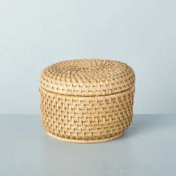 Woven Basket With Lid Natural - Hearth & Hand™ With Magnolia 11 Woven Basket With Lid Natural - Hearth & Hand™ With Magnolia -Home Furnishings Shop GUEST 66a4f642 06e1 4c92 934e 2dcb97d900b7