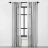 Vertical Stripe Curtain Sheer Gray/Cream - Hearth & Hand™ With Magnolia