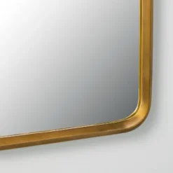 Arched Metal Frame Mirror Brass Finish - Hearth & Hand™ With Magnolia -Home Furnishings Shop GUEST 716e116a 6ee0 4b78 a585 1d1b6a8fc93b