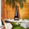 Wood Burning Outdoor Metal Fire Pit Chimenea Black - Hearth & Hand™ With Magnolia 2 Wood Burning Outdoor Metal Fire Pit Chimenea Black - Hearth & Hand™ With Magnolia -Home Furnishings Shop GUEST 889681dc 4ca2 4766 9df7 8e310935d64d