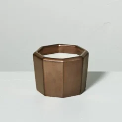 Octagonal Ceramic Cashmere & Suede Fall Jar Candle Metallic Bronze - Hearth & Hand™ With Magnolia -Home Furnishings Shop GUEST 8d3191e0 b160 4eec bea1 9822c9fa9e34