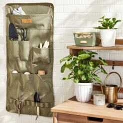 Canvas Gardening Tool Wall Organizer Green - Hearth & Hand™ With Magnolia