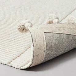 Texture Border Stripe Rug Cream/Silver Gray - Hearth & Hand™ With Magnolia -Home Furnishings Shop GUEST 94669fa7 9809 4e40 99dd 993073cf36dc