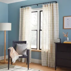 French Return Curtain Rod Matte Black - Hearth & Hand™ With Magnolia -Home Furnishings Shop GUEST a3aa79f2 7f14 4893 9ea7 3be99d292fe9