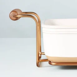 4.25qt Oven-to-Table Stoneware Baking Dish With Cradle Carrier Cream/Clay - Hearth & Hand™ With Magnolia 7 4.25qt Oven-to-Table Stoneware Baking Dish With Cradle Carrier Cream/Clay - Hearth & Hand™ With Magnolia -Home Furnishings Shop GUEST a6a6fc4c f8f3 4913 a404 ef592b5d98a2