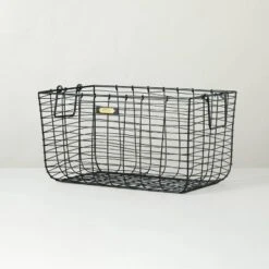 Wire Storage Basket Black - Hearth & Hand With Magnolia -Home Furnishings Shop GUEST b22a1734 78e8 485f ac33 f45b9366683c