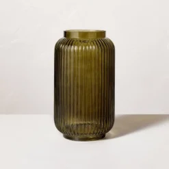 Ribbed Glass Jug Vase Dark Green - Hearth & Hand™ With Magnolia -Home Furnishings Shop GUEST bddfea06 0cdf 4e99 9686 d59b3e8abd18