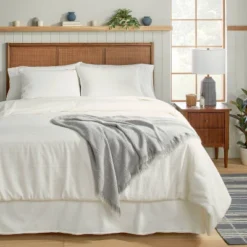 Fine Stripe Duvet & Sham Set Twilight Taupe/Sour Cream - Hearth & Hand™ With Magnolia -Home Furnishings Shop GUEST c27ed094 d019 497e 86b4 0a670b3b9450