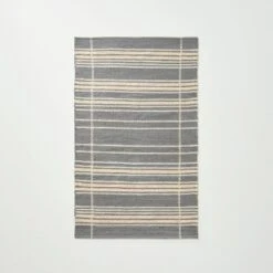 Wool Blend Variegated Stripe Area Rug Dark Gray - Hearth & Hand™ With Magnolia 13 Wool Blend Variegated Stripe Area Rug Dark Gray - Hearth & Hand™ With Magnolia -Home Furnishings Shop GUEST c629a83d a738 4bab bd2a 06965392a6e8