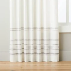 Engineered Hem Stripes Curtain Panel Cream/Gray - Hearth & Hand™ With Magnolia -Home Furnishings Shop GUEST ce2cfef5 4ffc 4553 9efa 21c03c3714d0