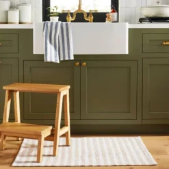 Break Stripe Handmade Area Rug Taupe/Cream - Hearth & Hand™ With Magnolia